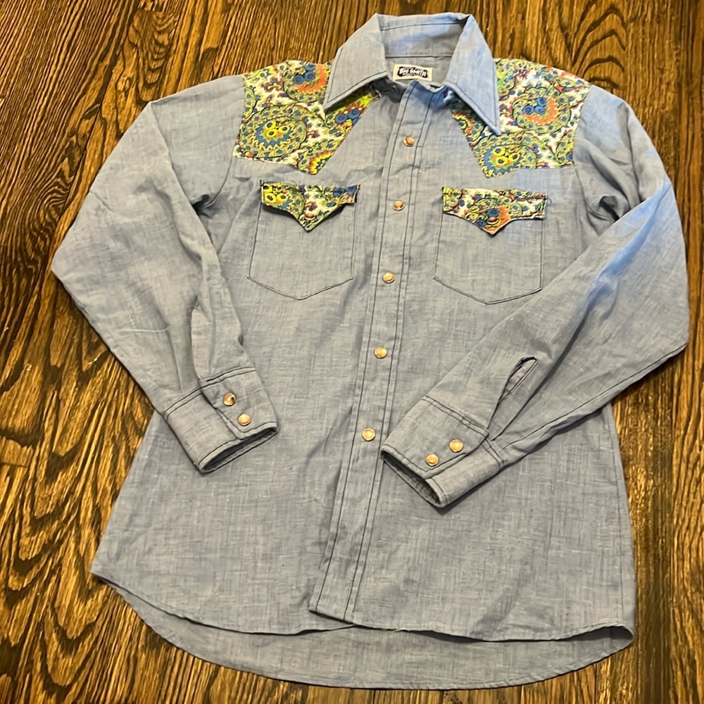 Vintage Union Made Big Smith western shirt